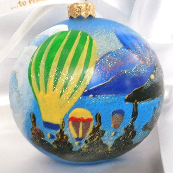 Lot Of Handmade 3.5" Glass Destinations Ornament to Remember Made in Poland - Picture 11 of 15
